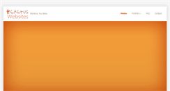 Desktop Screenshot of cactuswebsites.com